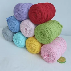 DIY Knitting Chunky Yarn Cloth Crochet Threads Handmade Basket Rug Handbag Purse Blanket Fabric Cloth T-Shirt Yarn Carpet Yarn