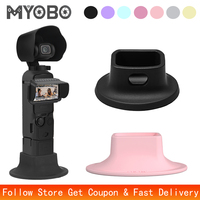 MYOBO Desktop Base Stand For DJI Pocket 3 Lens Hood Screen Sun Shade Protective Cover for DJI Osmo Pocket 3 Camera Accessories