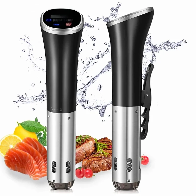 Wancle Sous Vide cuiseur 1100W IPX7 mijoteuse étanche avec LCD numérique contrôle précis Machine de circulation d'immersion