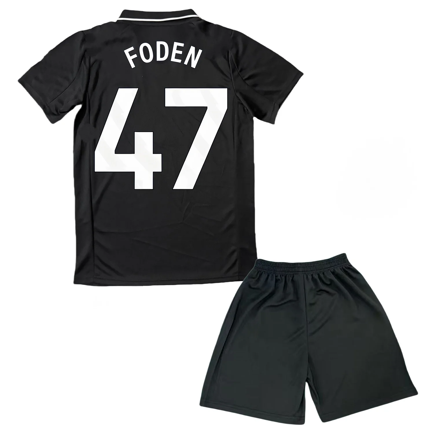 

25-26 Mens/Kids New Activewear MCI Soccer #47 Foden Jerseys Fashion Sports T-Shirt Black