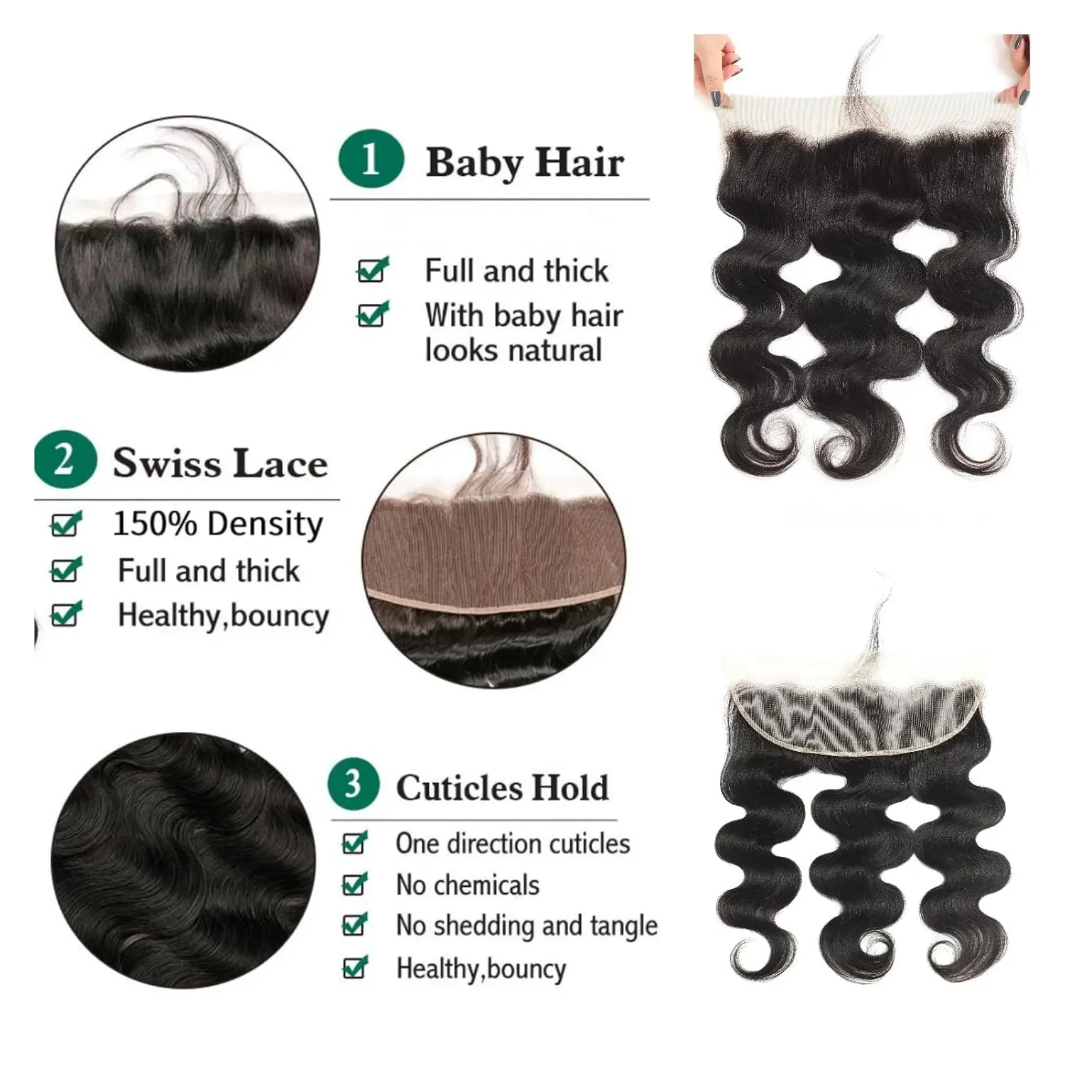 Renda frontal reta 13x4 renda frontal cabelo humano 150% densidade orelha a orelha renda frontal pré arrancada com cabelo do bebê cor natural
