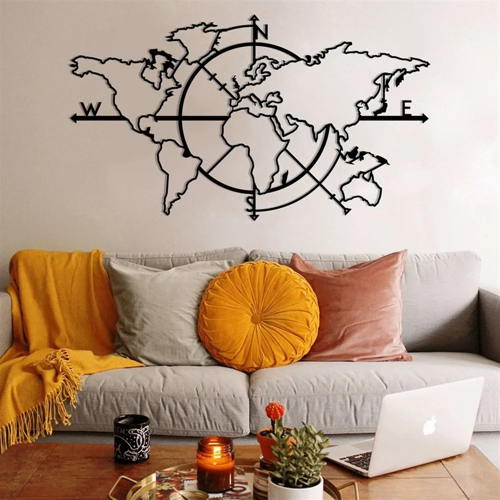 

Map Of Life Metal Wall Decor