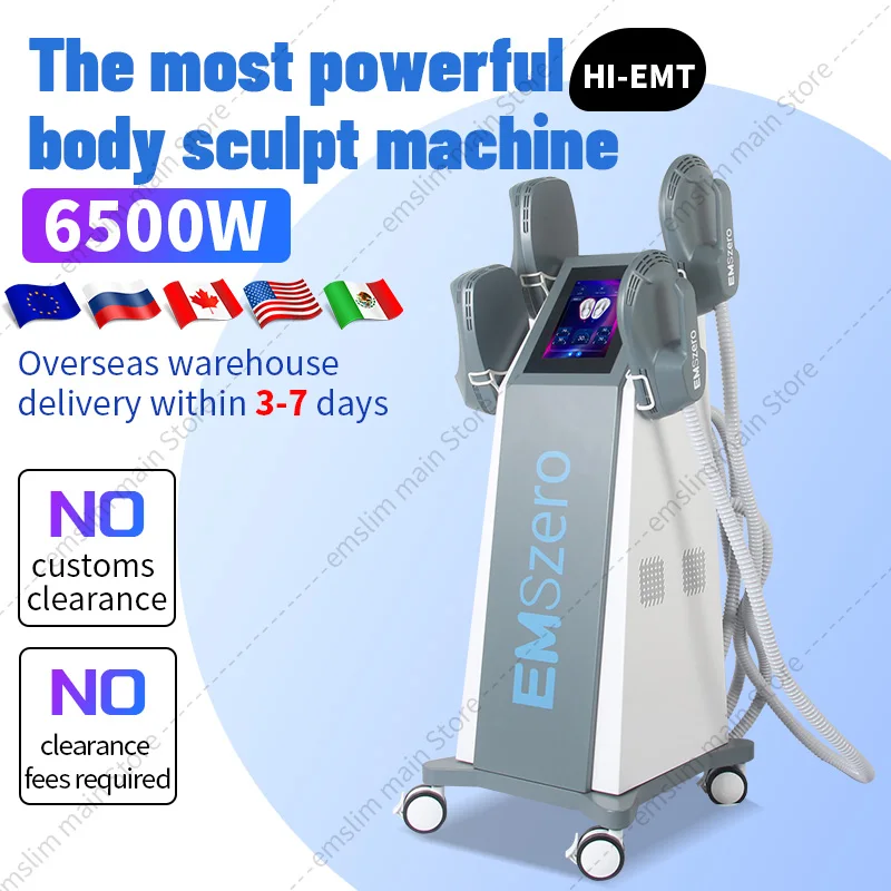 6500W Neo EMSZERO Fat Removal Body Contouring Machine Muscle Stimulation EMSzero Pro Body Machine