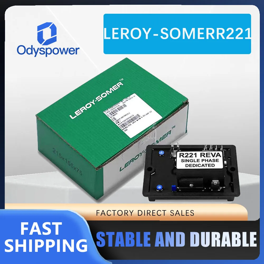

Original R221 Voltage Regulator Board Leroy-Somer Genuine Diesel Generator Automatic Voltage Regulator AVR