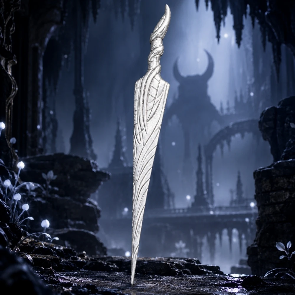 Hollow Knight Bone Nail Cospla - đánh giá và giá Cosplay Prop Dagger