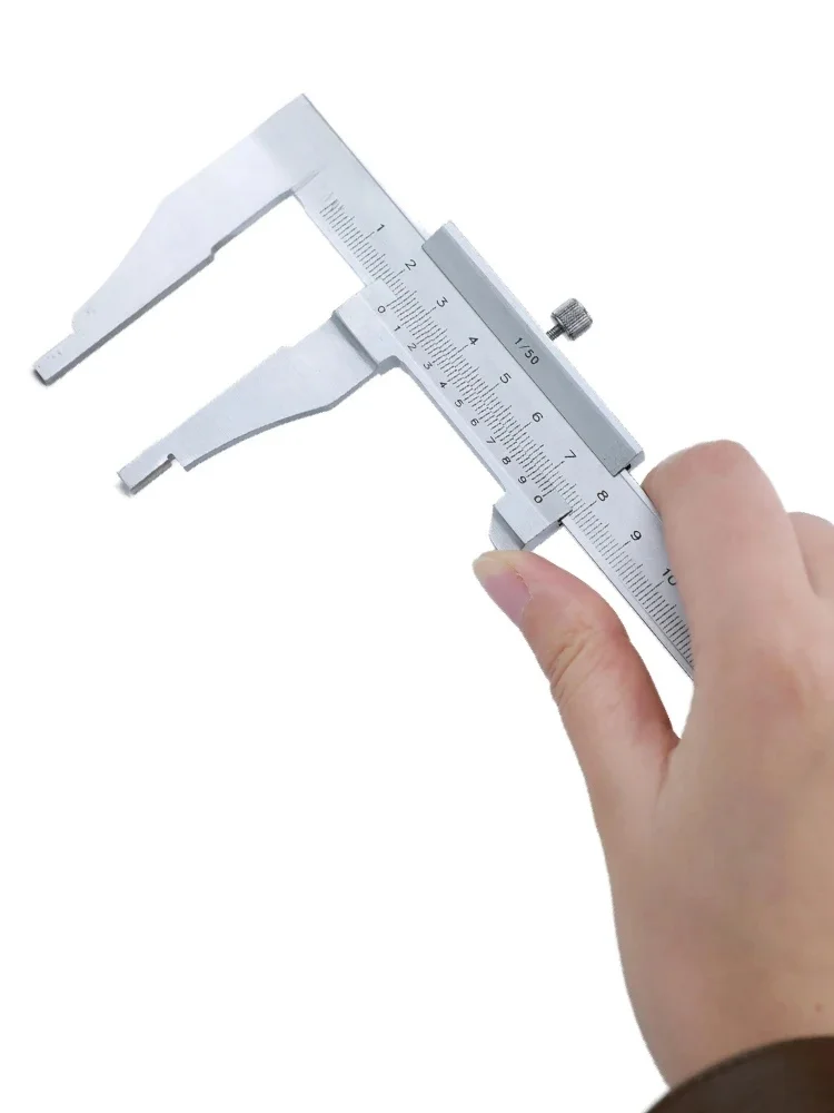 Wysokiej jakości suwmiarka noniuszowa o dużej wytrzymałości 0-300 mm 12-calowa suwmiarka z długą szczęką 8-calowa stalowa suwmiarka noniuszowa 300x90 mm — zdjęcie 2