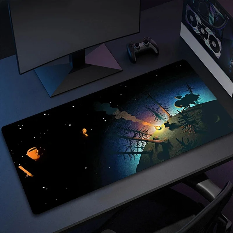 Pc Gaming Mauspad Gamer Outer Wilds Mausepad Nicht-slip Matte Deskmat Computer Tische Büro Zubehör Mousepad Tastatur Matten Xl