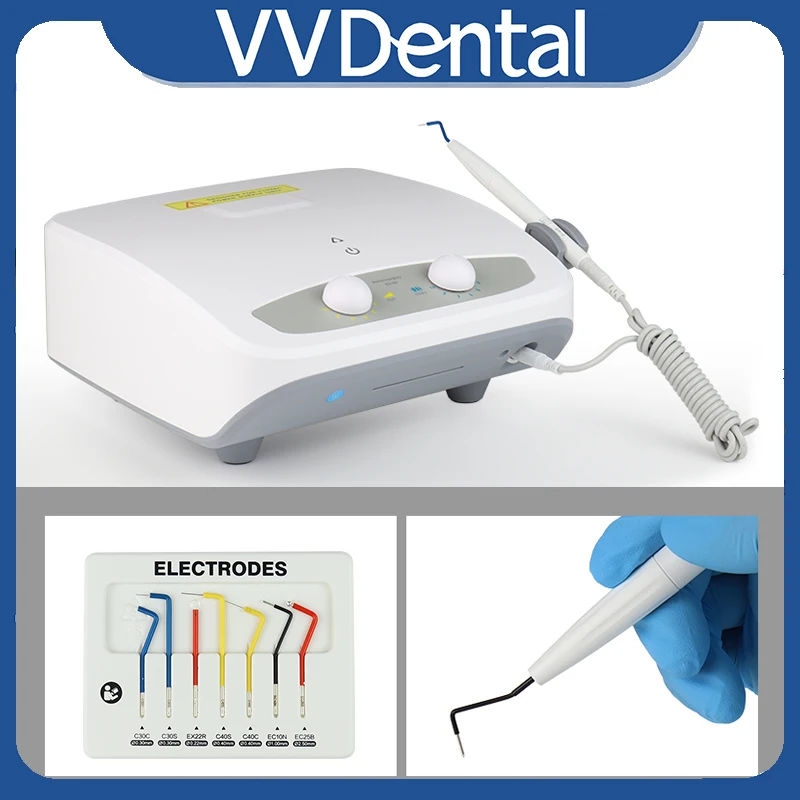 

VVDental Portable Electrosurgical Unit Electrosurgery System High Frequency Surgical Scalpel Electricity Knife With 7 Electrode