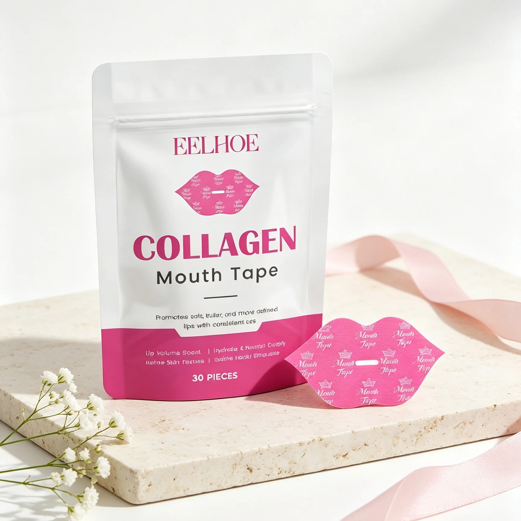 EELHOE コラーゲンマウステープ ピンク リッププランピ - Skincare Pink のレビューと価格