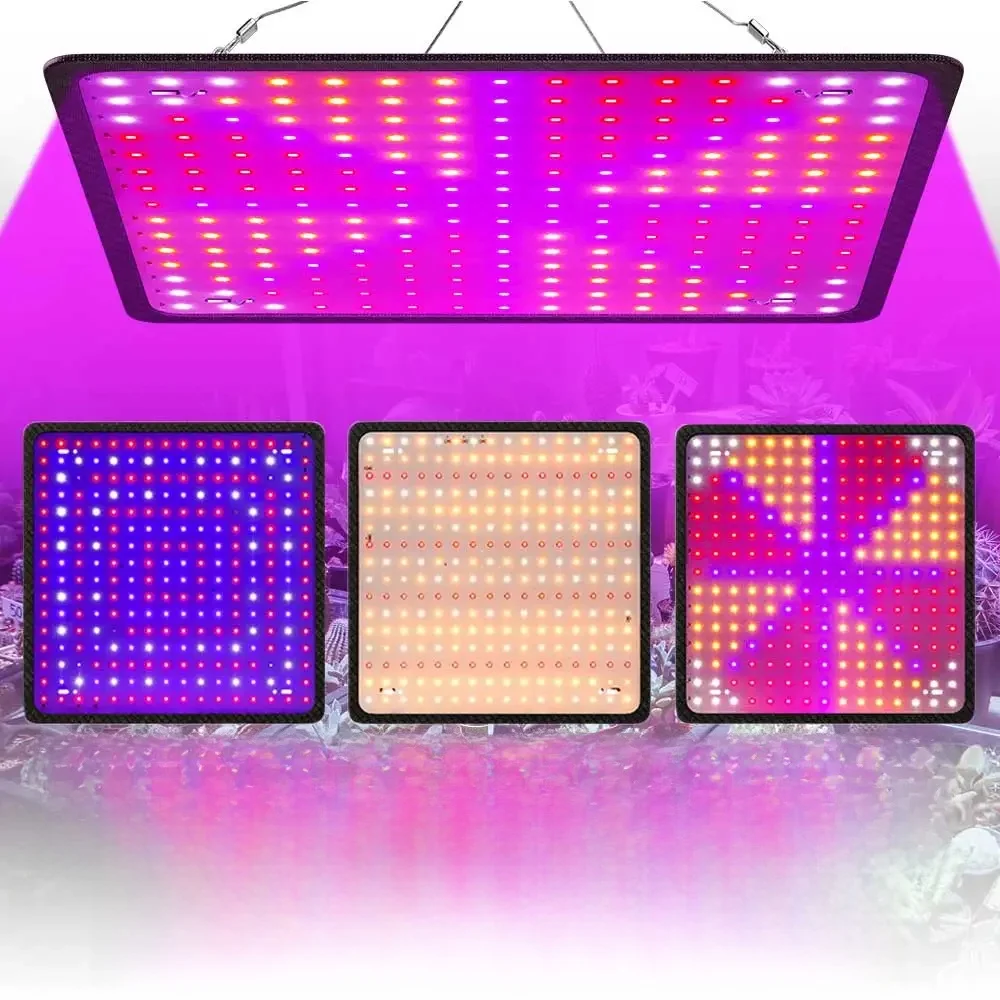 Plant Grow Lights LED Full Spectrum Quantum Board Lamp Indoor Flowers Greenhouse Vegetable Cultivation Hydroponics Growing Light
