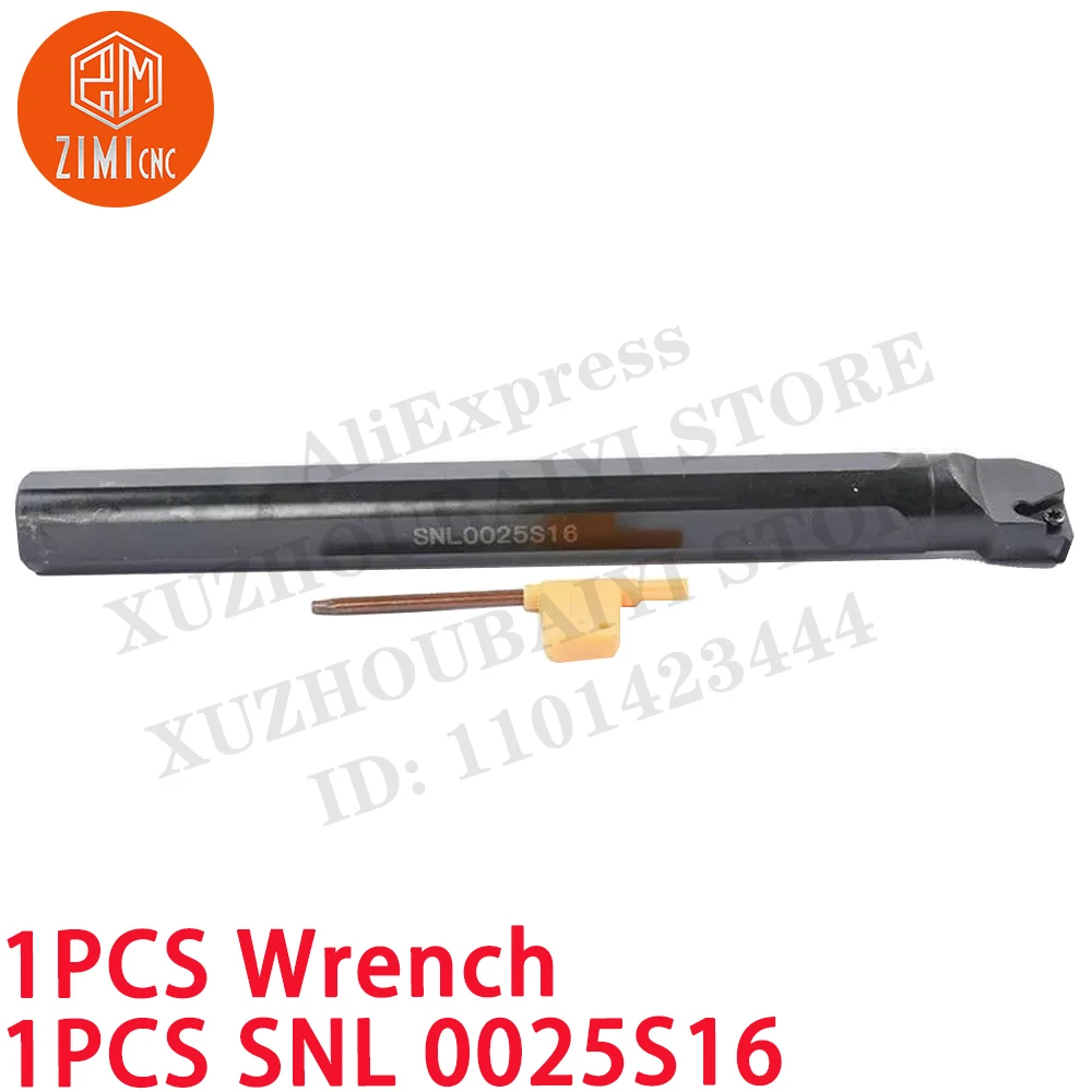 1PCS SNL 0025S16 CNC 선반 나사선삭 공구 홀더 16IR AG60의 경우 왼쪽 초경 인서트 CNC 금속 선반 기계적인 절단 도구