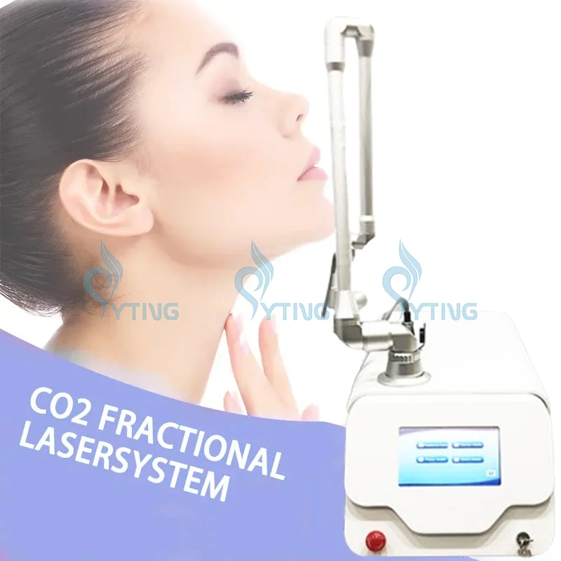 10600nm CO2 Fractional Laser System Machine Acne Scar Treatment Mole Warts Removal Vagina Tightening Skin Resurfacing