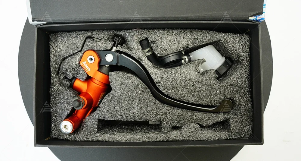 Adelin PX-1R Right Hydraulic Brake Master Cylinder Forged CNC Aluminum Alloy Motorcycle Lever Pump for Disc Brakes DOT Certified