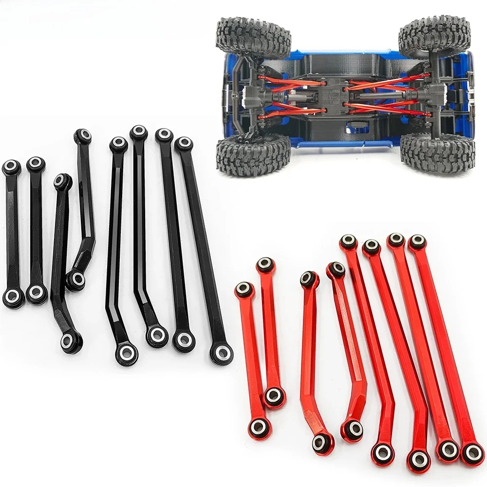 AXSPEED Metall-Chassis-Verbindungsgestänge für 1/18 RC Crawler Car TRX4M F150 K10 High Trail Upgrade-Zubehör