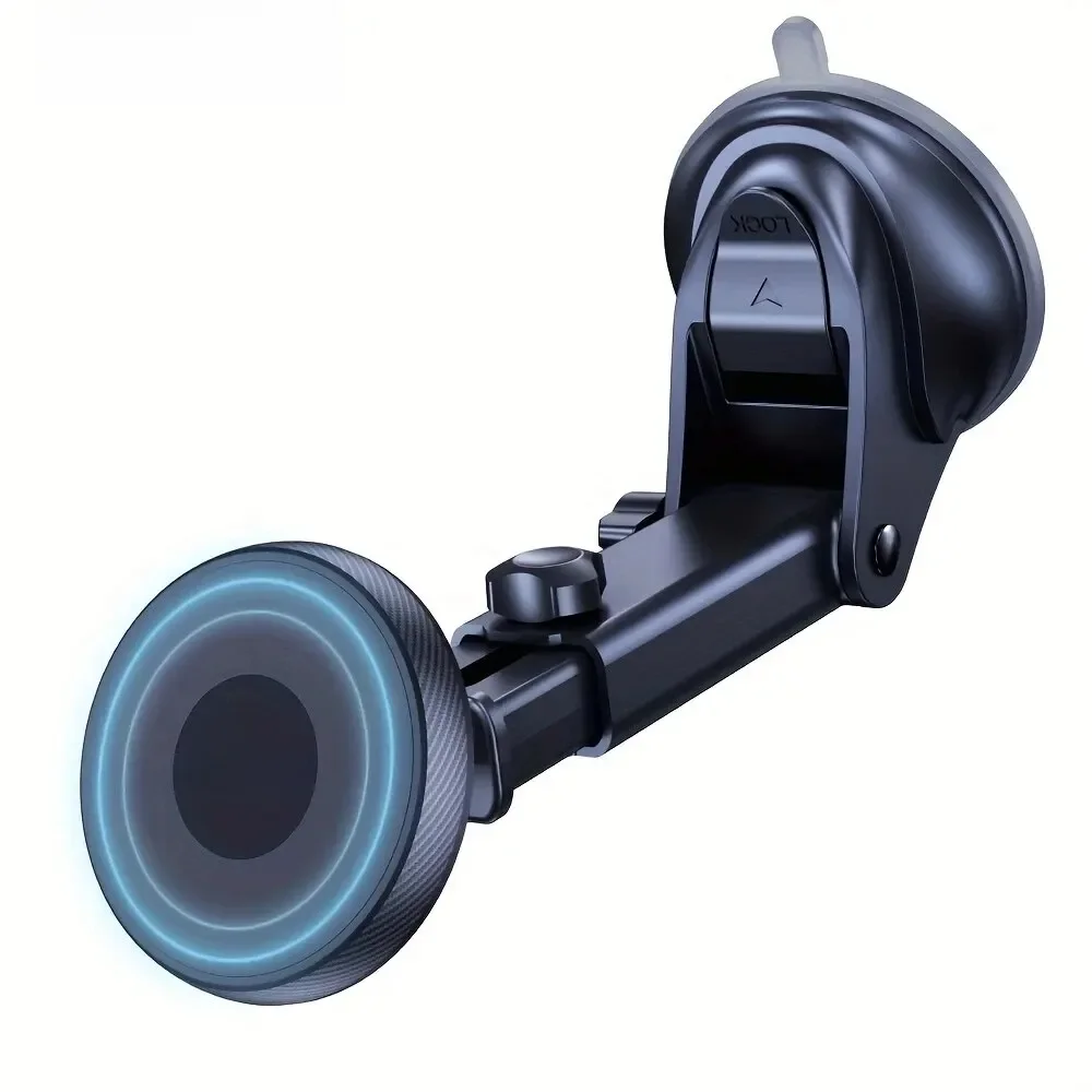 TOPK support de téléphone magnétique pour voiture pour Magsafe IPhone15 Pro Max opération à une seule main crochet en métal support de téléphone magnétique pour voiture