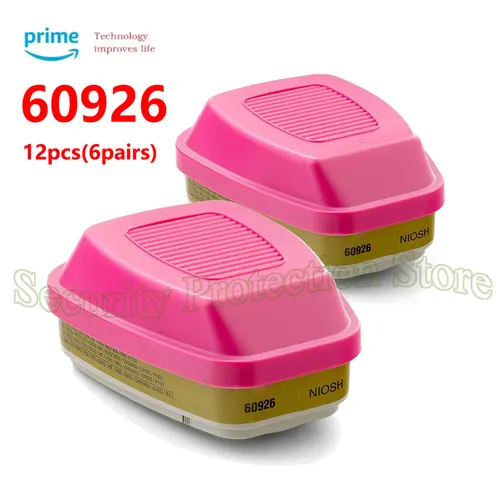 Muchos cartuchos/filtro respirador P100 60926 60923 60921 contra vapores orgánicos Gases ácidos, amoníaco metilamina, formaldehído