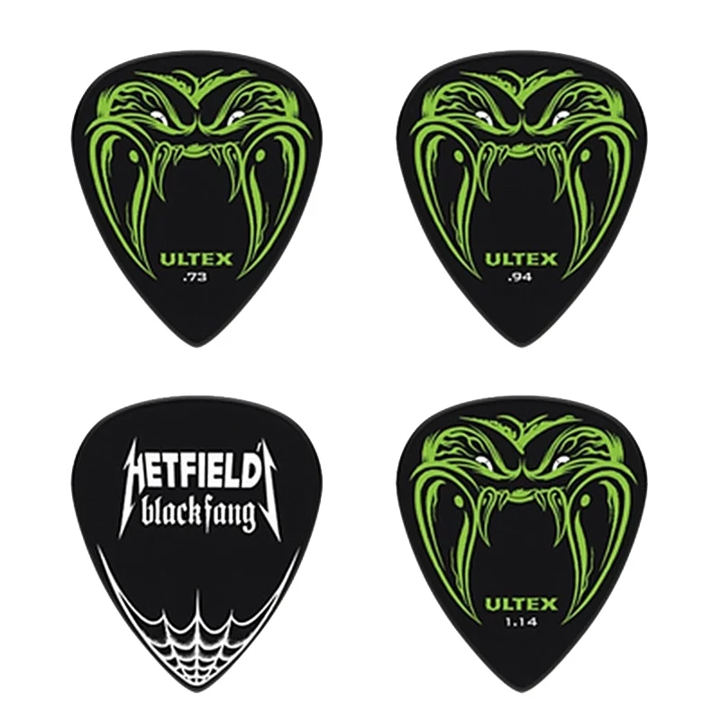 Dunlop Hetfield Black Fang Pick Plectrum Mediator Designed for James Hetfield Made from Ultex material