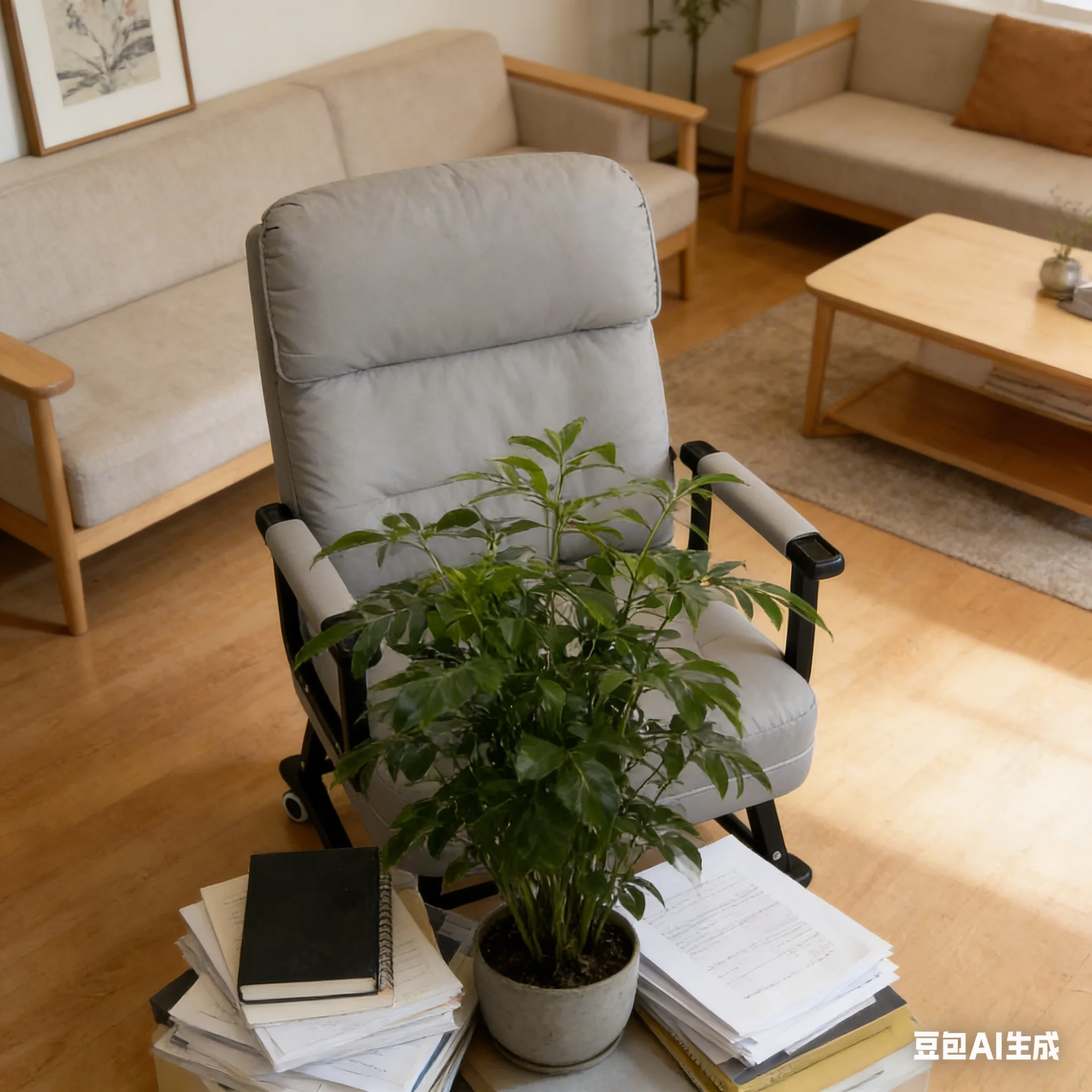 nordic-foldable-adjustable-backrest-recliner-chair-for-living-room-lounge-lazy-sofa-office-home-b417958