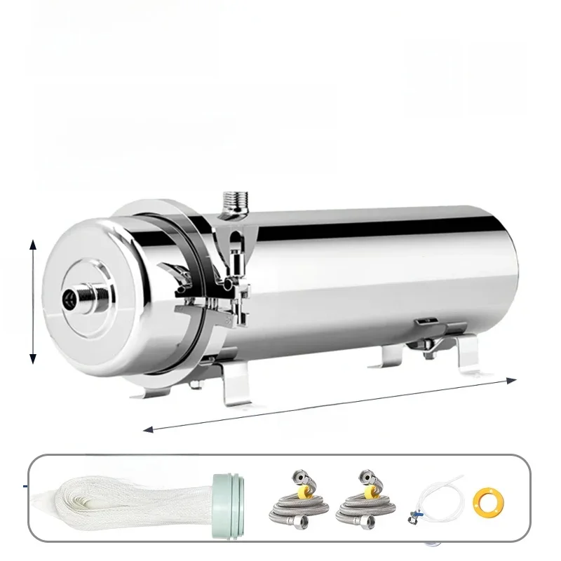 BORVA – purificateur d'eau UF à haut débit pour toute la maison, filtre minéral en acier inoxydable de 0.01 μm avec Membrane PVDF lavable et réutilisable 1000L