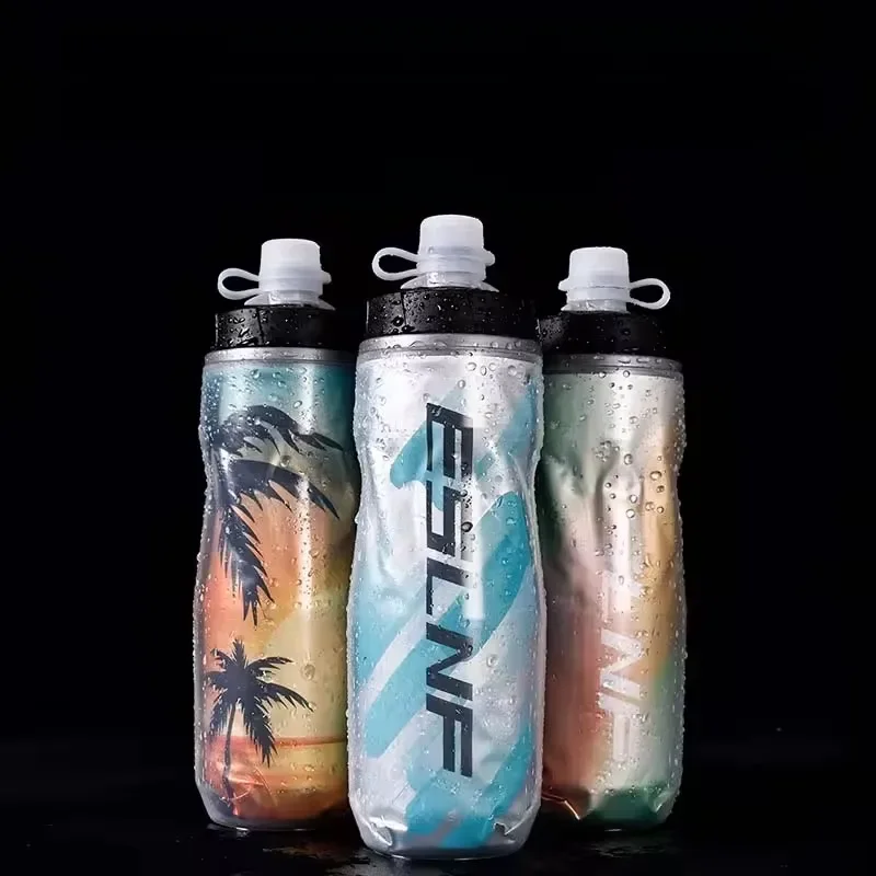AliExpress ESLNF Insulated Cold Cycling Water Bottle Portable 610ml MTB Bottle Ultralight Dustproof Sports Bottle