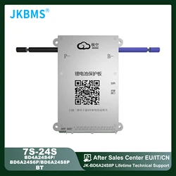 JKBMS 4A 6A Balance Current 8S 12S 13S 14S 16S 17S 20S 24S Smart JKBms 60A 80A 100A 150A 200A 600A Lifepo4 Li-Ion Battery