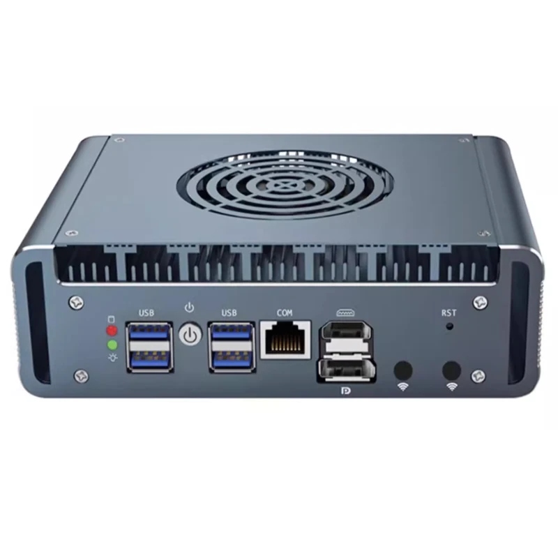 Мини-компьютер 11th Fan, 6 x i226-V 2,5G LAN Tiger Lake Intel Core I7 1185G7 I5 1145G7 I3 1115G4 DDR4 pfSense OPNsense, брандмауэр-роутер