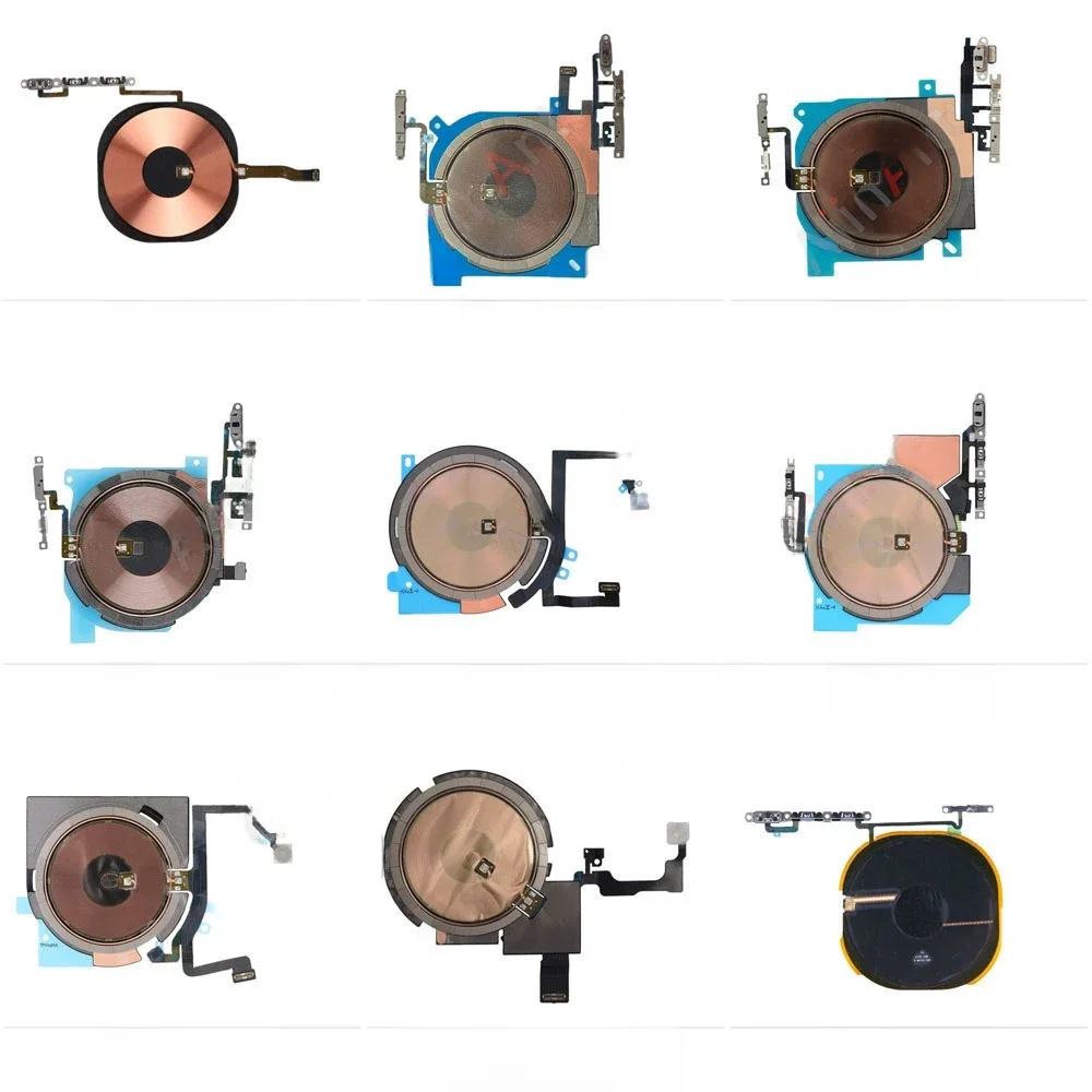 AiinAnt Oryginalna lampa błyskowa NFC do bezprzewodowego ładowania Flex Cable do części do naprawy telefonu iPhone Power Wireless Charging Flex Cable For iPhone 12 13 14 15 Pro Max Mini Plus — zdjęcie produktu 7