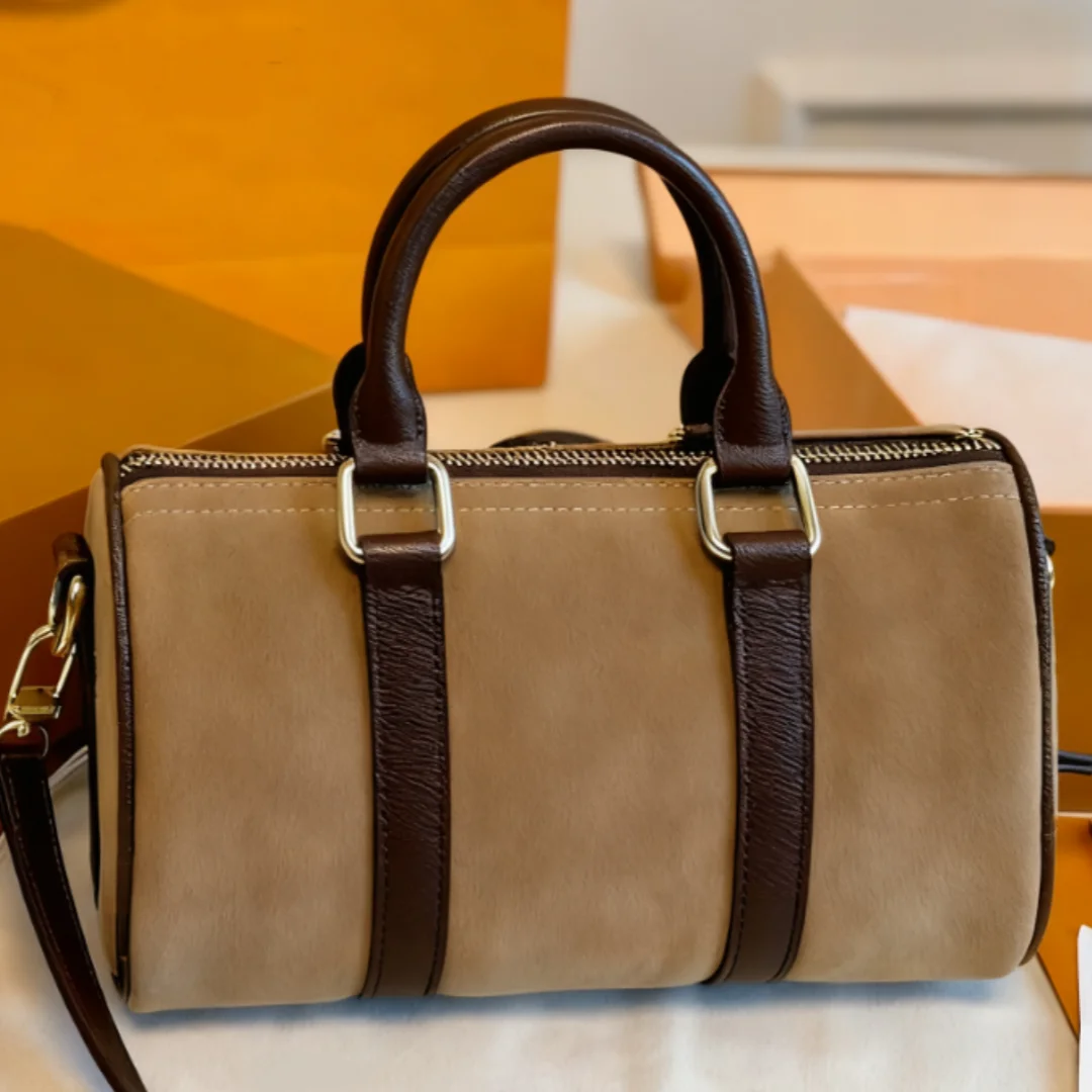 

2025 Autumn and Winter new Matte Splicing Pillow Bag, Casual Women's Handbag