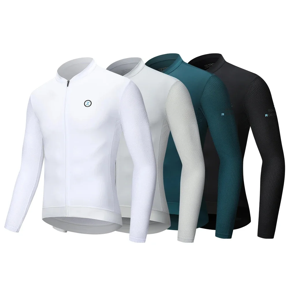 AliExpress ZRSE Men's Cycling Jersey with Long Sleeve UPF 50+ Anti-UV Slim Fit Breathable Cycling Maillot Quick Dry MTB Road Cycling Shirt