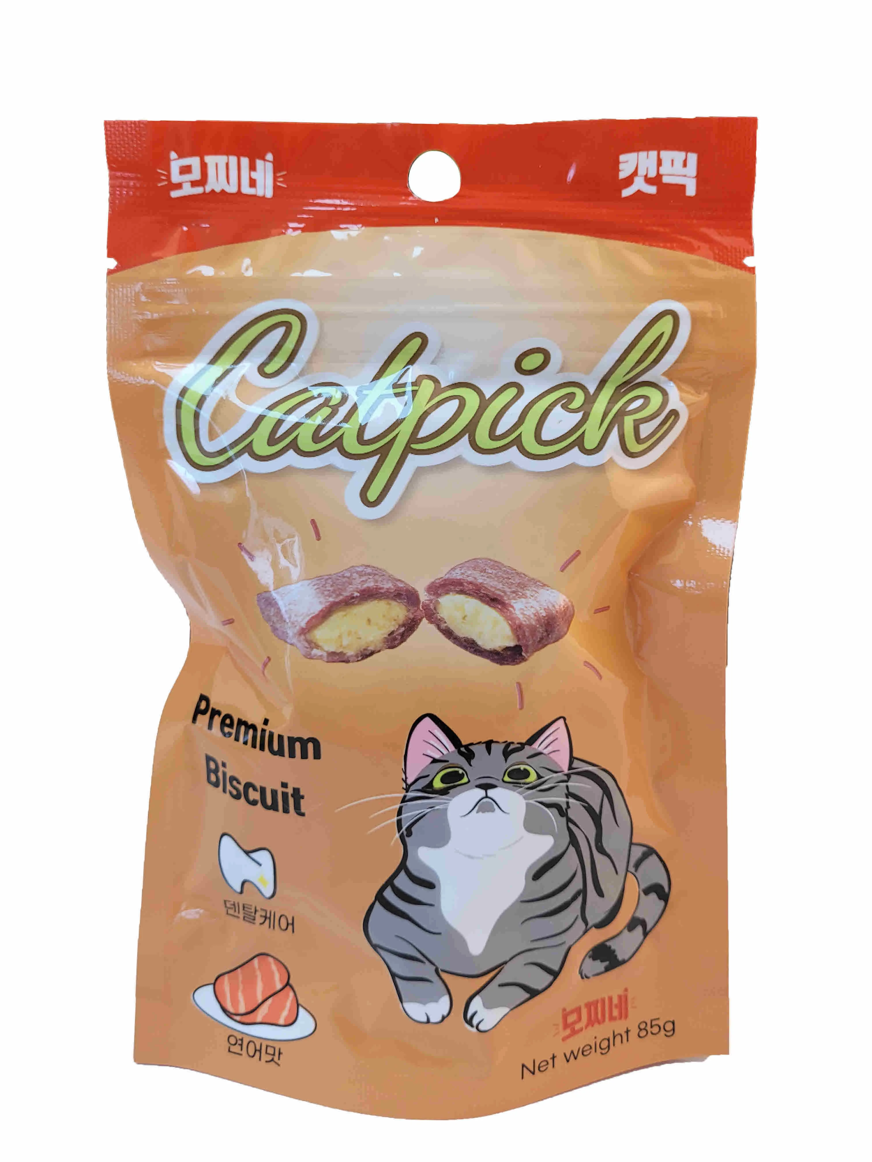 Mochine cat snack Bisket cat pick chicken, salmon, tuna flavor 85g 3 tins