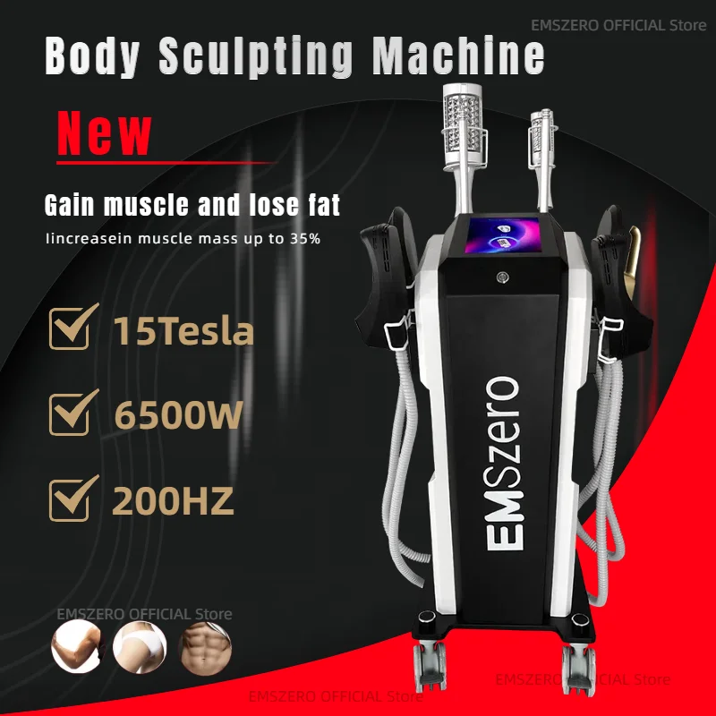 15 tesla Inner Ball Roller HI-EMT Face Body Sculpt Machine Ems Roller Microcorrent Muscle Stimulator SPA Device