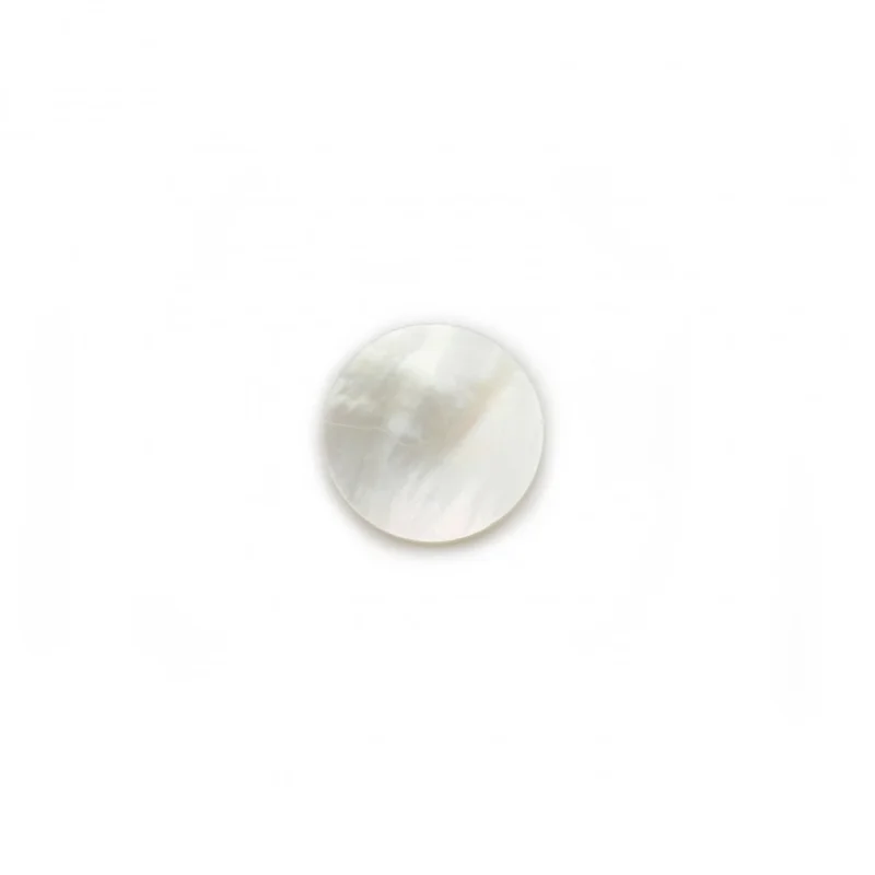 5pcs Natural White Shell Mother Of Pearl Cabochons Disc Flat Round Shape 8/10/12/14/20mm  For Jewelry Making DIY Pendant Ring