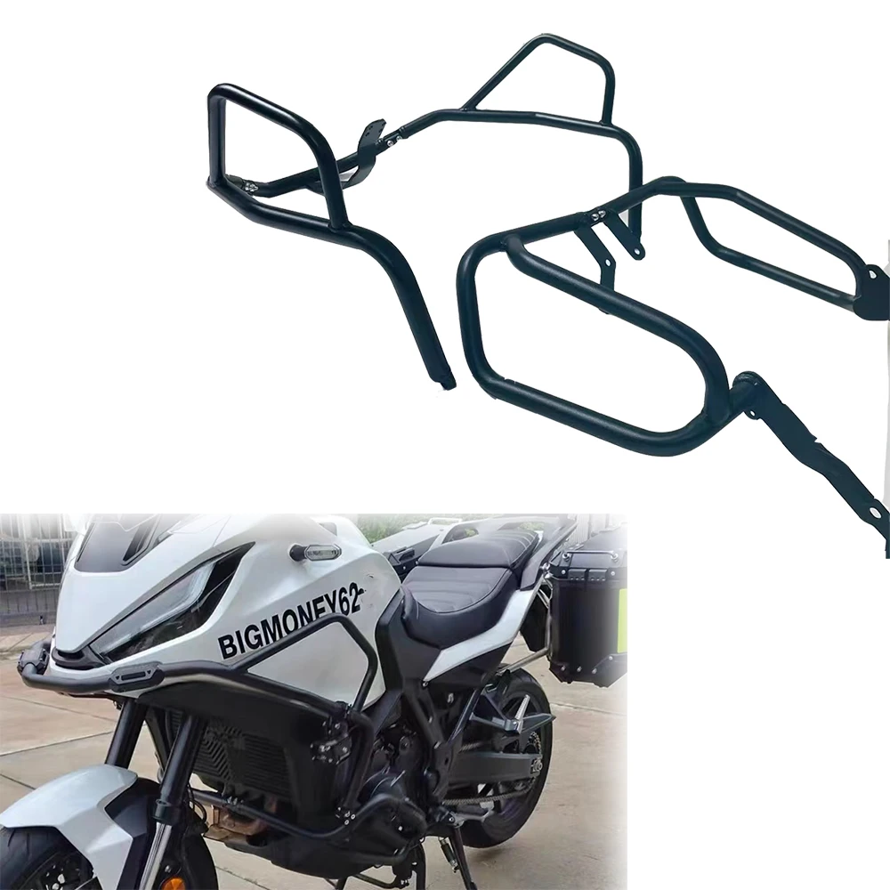 Motorcycle Front Crash Bars Engine Guard Bumper Frame Protector For Honda NT1100 Upper Lower