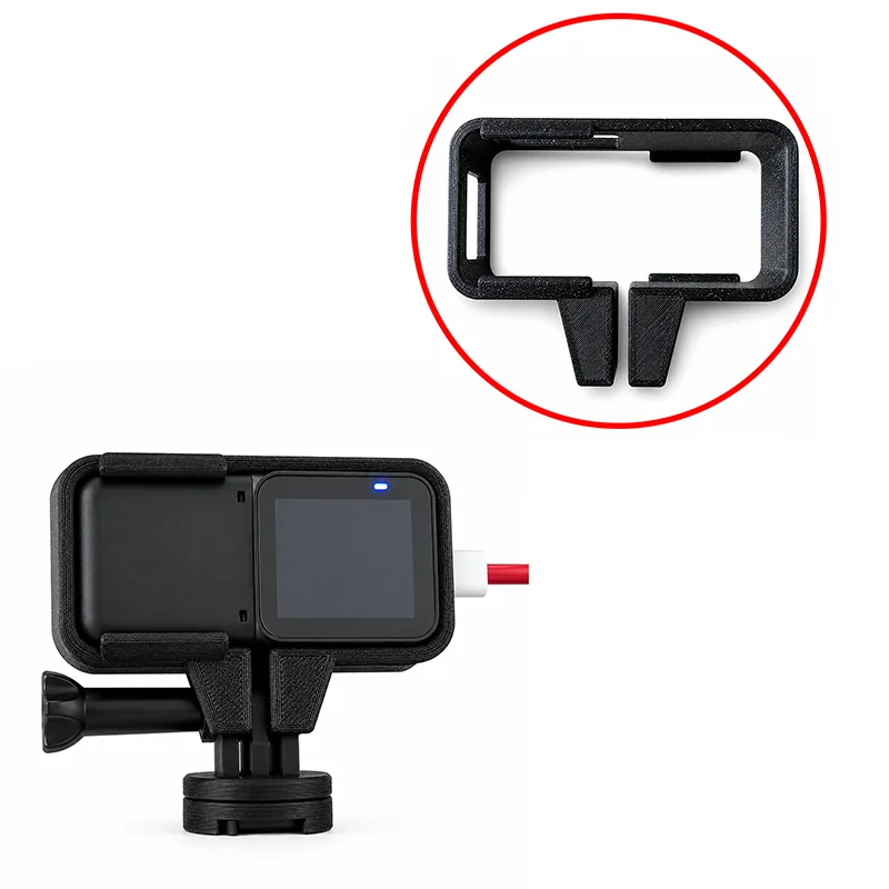 1PCS For Insta360 ONE R/RS Horizontal Camera Cage Protective Border Frame Panoramic 4K Lens Housing Action Camera Parts Holder