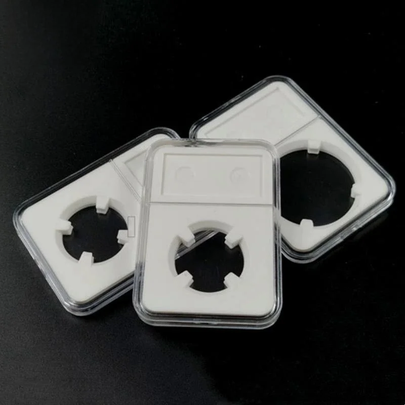 1 pièces pièces dalles affichage Grade porte-monnaie protéger support boîtes de rangement de haute qualité boîte de collecte de pièces commémoratives 85*59mm