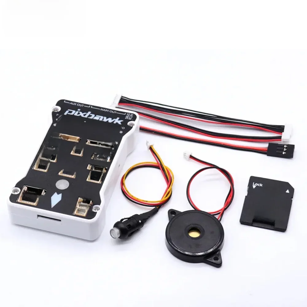 Pixhawk PX4 pilote automatique PIX 2.4.8 32Bit contrôle de vol avec PX4FMU PX4IO interrupteur de sécurité Buzzer 4G SD pour bricolage RC Drone Multirotor