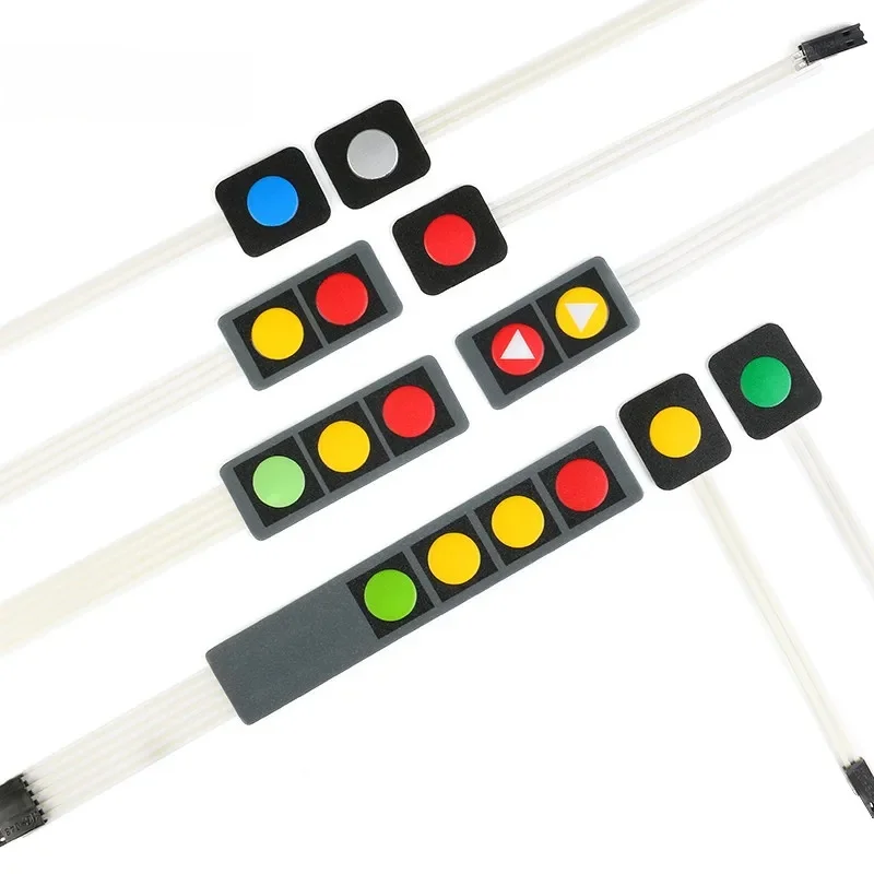 1-20 szt. Matryca przyciskowa membranowa 1 2 3 4, klawiatura, panel sterowania, zestaw DIY do Arduino, elektronika — zdjęcie 2