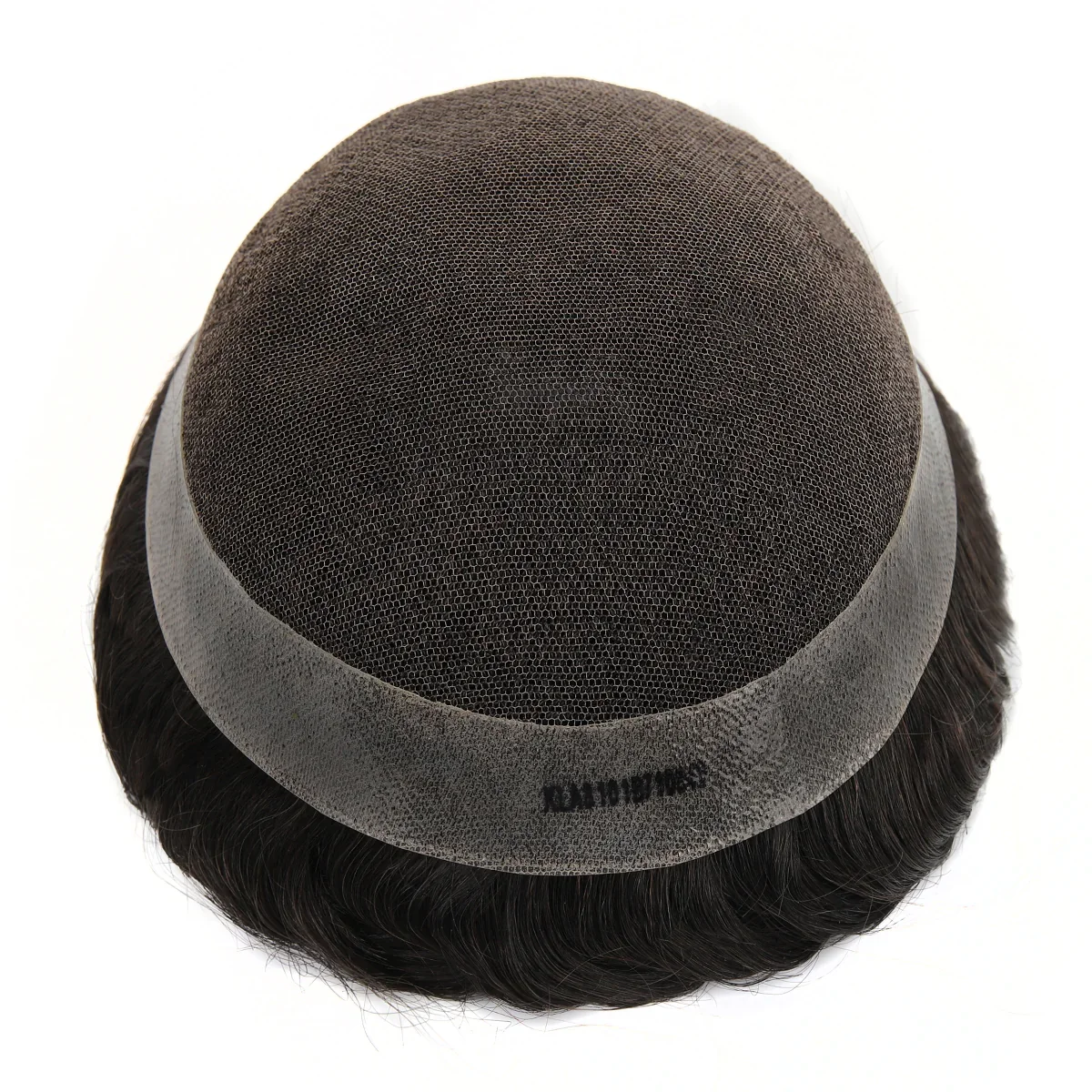 Immagine 7: TUL07 Toupet per Uomo con Capelli Spessi, Base Traspirante in Pizzo e PU, Varie Misure, Capelli Umani Indiani Remy