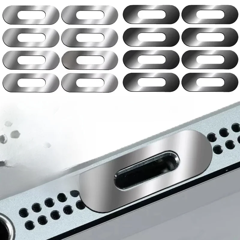 Film autocollant de protection pour Port de chargement en métal, 40/10 pièces, pour iPhone 17 16 Pro Max, Interface anti-rayures, protecteur pour Ports USB C