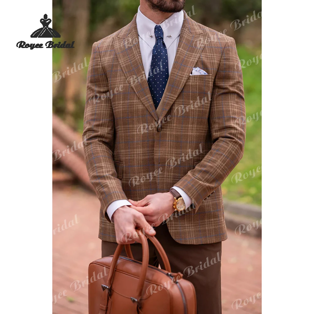 Streep driedelige enkele knop bruiloft herenpakken moderne slim ingerichte prom party kostuums kostuum homme mariage