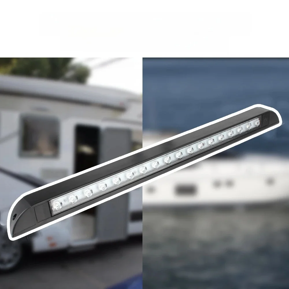 Équipement d'éclairage de Camping en plein air pour RV caravane lampes murales intérieures 18 LED auvent lampe remorque lampe extérieure 6000k 12-28V