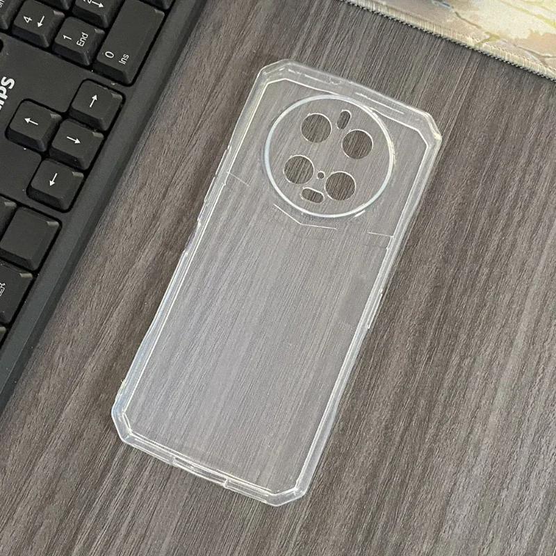 Dla Doogee DK10 miękkie etui na telefon TPU dla DoogeeDK10 DOOGEE DK 10 DOOGEEDK10 czarna przezroczysta obudowa silikonowa Coque — zdjęcie 2