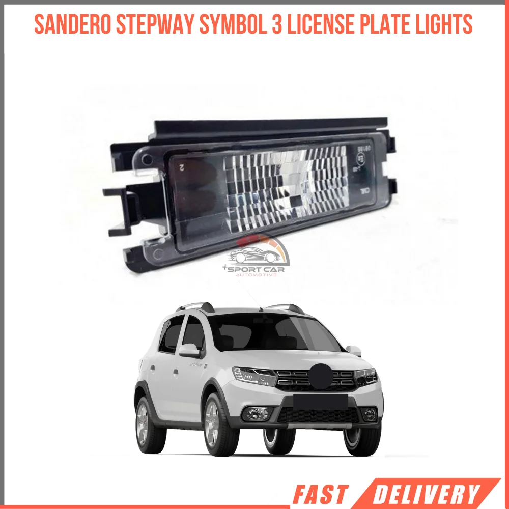 

For 8200957874 license plate lamp frame for Dacia Sandero Stepway Renault symbol 3 high quality fast shipping from Turkey