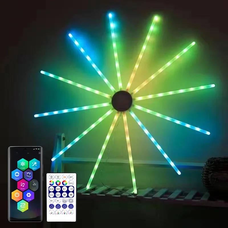 112LED/96 LEDs Smart Branch Lights, Atmosphere light with Bluetooth app and Remote control, for Party Car Theme Park festa Decor