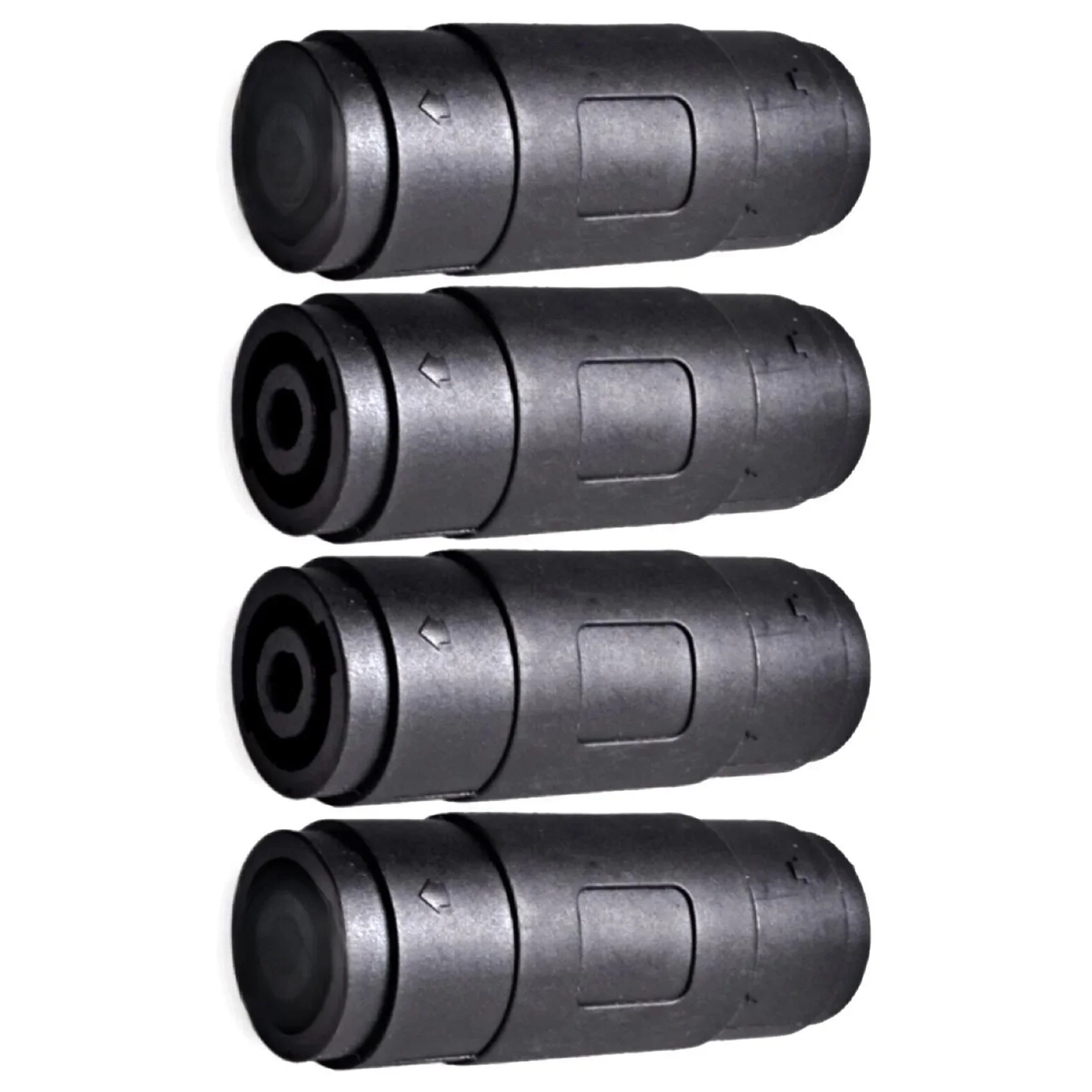 Haut-parleur et ampli Speakon femelle à femelle, connecteur de câble de couremplaçant droit Jack, 4 broches, lot de 4