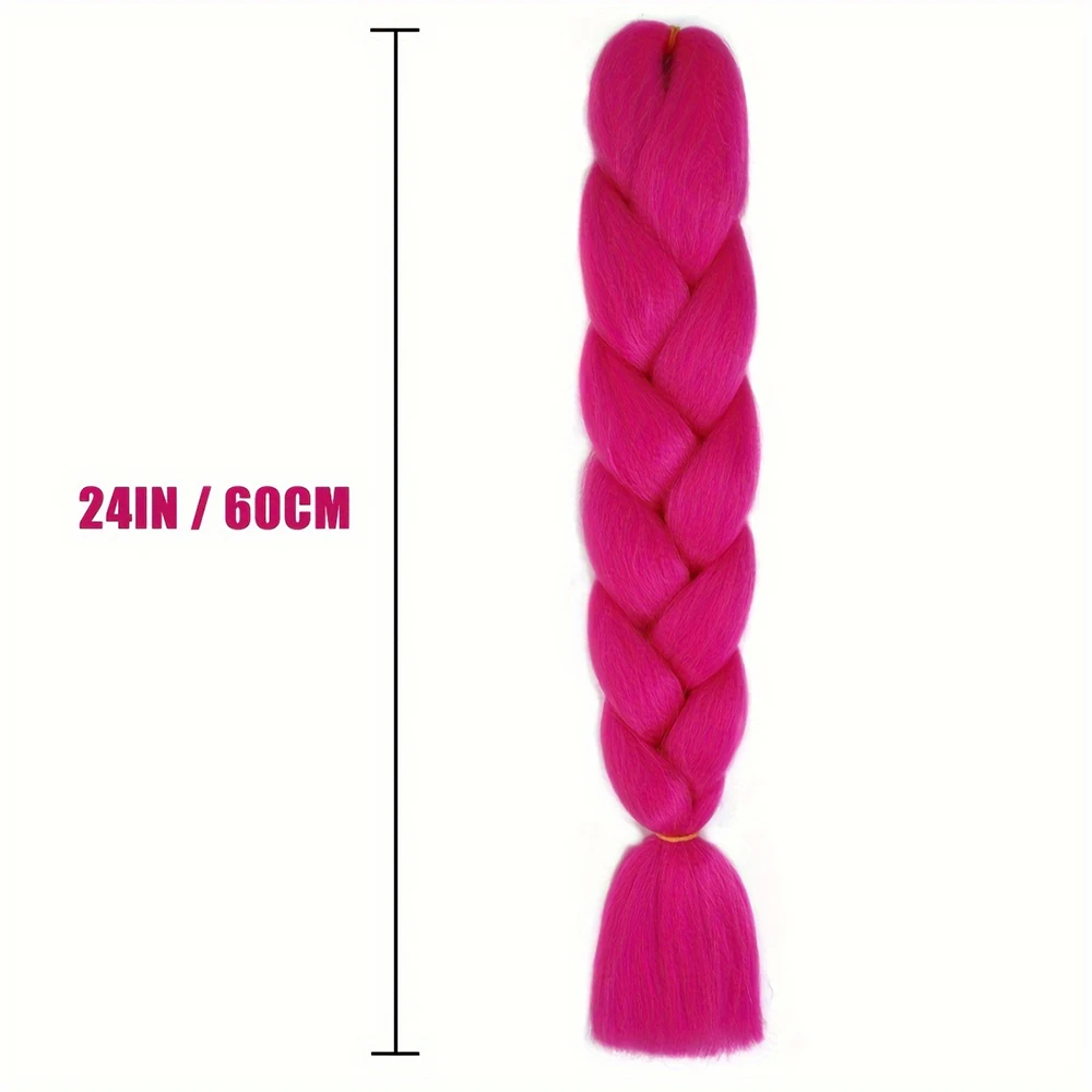 Yaki JUMBO Braiding Hair 24in PURE สีสําหรับแอฟริกันโครเชต์ Braids ผมสังเคราะห์ braiding Hair Extensions