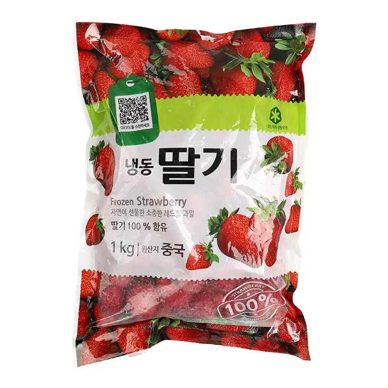 [Jae Ho Food] 1kg of strawberries frozen fruit