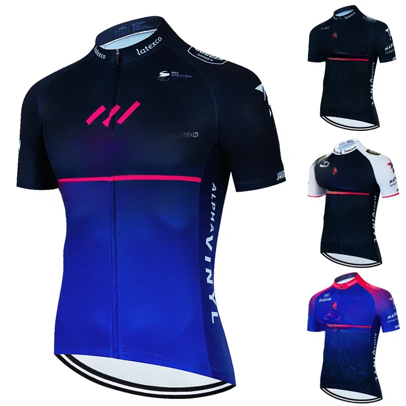 AliExpress QUICK STEP Bike Cycling Jersey 2023 Summer Racing Sport MTB Bicycle Shirt Ropa Ciclismo Man Outdoor