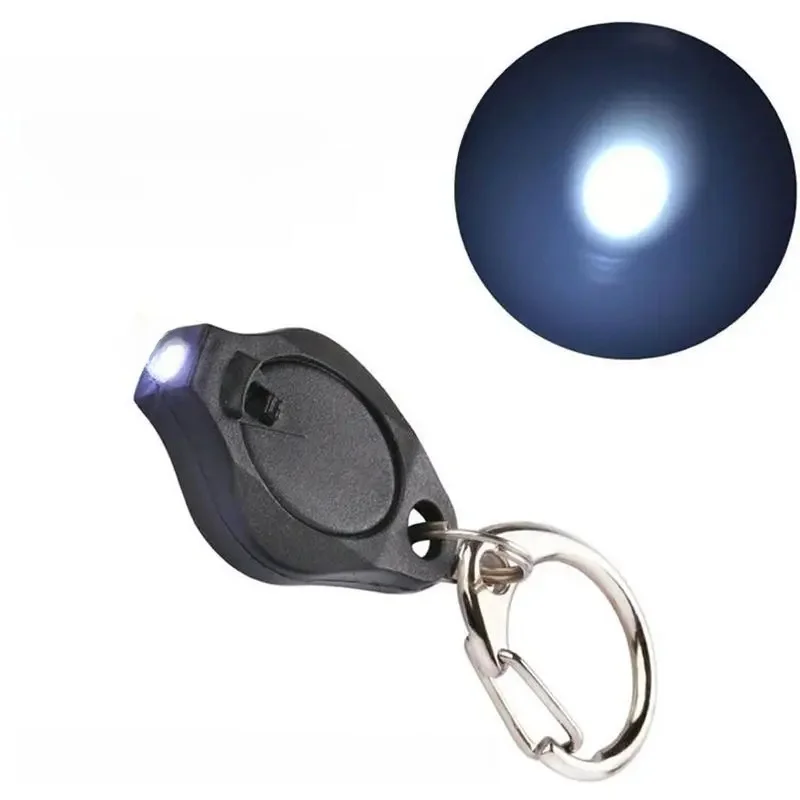 Mini lampe de travail LED lampe de poche Portable lampe à clé USB avec interrupteurs de fonction double bouton de pression porte-clés lampe de poche