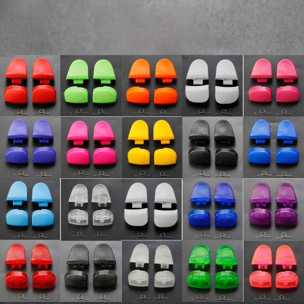 JCD pour boutons de déclenchement PS5 L1 R1 L2 R2 boutons de déclenchement bouton avec ressort pour pièces de rechange de contrôleur PS5 V2.0 BDM-020